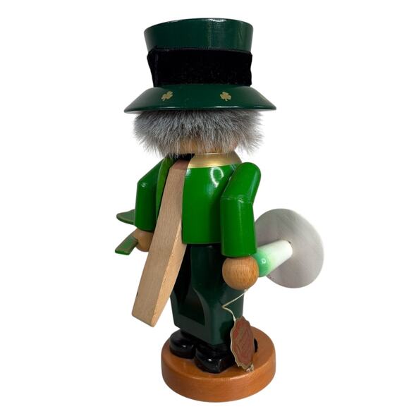 Steinbach Leprechaun Nutcracker 11” Original Volkskunst Wooden St Patrick’s Day - Picture 5 of 9